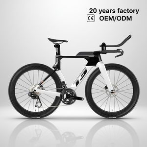 Vélo <span class=keywords><strong>de</strong></span> Triathlon en Fibre <span class=keywords><strong>de</strong></span> Carbone 700C avec Groupe <span class=keywords><strong>de</strong></span> Transfert Sans Fil 24 Vitesses <span class=keywords><strong>pour</strong></span> Course TT, Fabrication Professionnelle Chinoise, MOQ 1 - Product Image 1