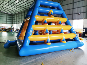 Công viên nước thương mại hồ nước <span class=keywords><strong>Inflatable</strong></span> tháp trượt nổi leo tường nước thang để bán - Product Image 4