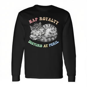 T-shirt à manches longues Nap Royalty Disturb At Peril - Product Image 2