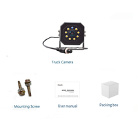 8 LED IR version nuit caméra de recul AHD 720P/1080P pour camion/remorque/pickups/système de surveillance RV