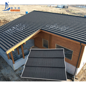 Meilleur Choix : Tôles de Toiture en Acier Robuste Anti-Décoloration, Tuiles Métalliques Revêtues de <span class=keywords><strong>Pierre</strong></span> avec Échantillon Gratuit - Product Image 5