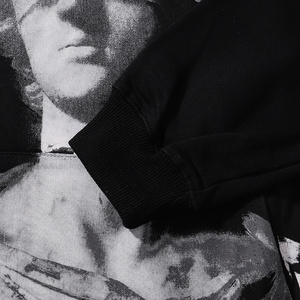 Sweat à capuche 100% coton épais de qualité supérieure avec émotion mixte Monster Looped avec impression Monster pour hommes et femmes - Product Image 5