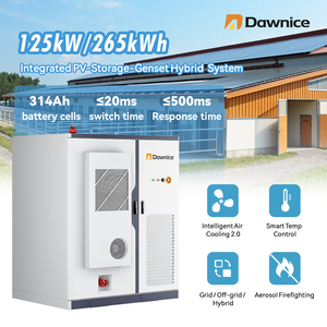 Dawnice Commercial Solar <b>System</b> 100KWH to 265KWH Lithium Ion Batteries Pack Hybrid Grid Connection <b>Energy</b> <b>Storage</b> <b>System</b> - Product Image 3