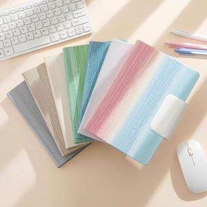 Customizable A5 Hardcover Magnetic Notebook Journal with Buckle <b>Sewing</b> Binding Thermal for Business Office Planner Diary - Product Image 4