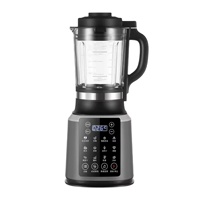 Grande machine à lait de soja allemande 1,75 L 800 W avec fonction chauffante et mixeur, 6 lames, verre borosilicate haute résistance, maintien au chaud, usage domestique