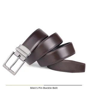 <span class=keywords><strong>Ceinture</strong></span> pour homme à <span class=keywords><strong>double</strong></span> usage, cuir véritable, <span class=keywords><strong>boucle</strong></span> en alliage, cuir de vache, <span class=keywords><strong>ceinture</strong></span> polyvalente haut de gamme pour affaires, disponible en gros - Product Image 4