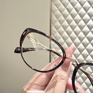 Montures de lunettes Danyang Cat Eye, monture complète en résine, anti-lumière bleue, lunettes tendance pour femmes, grande taille 210726 - Product Image 2