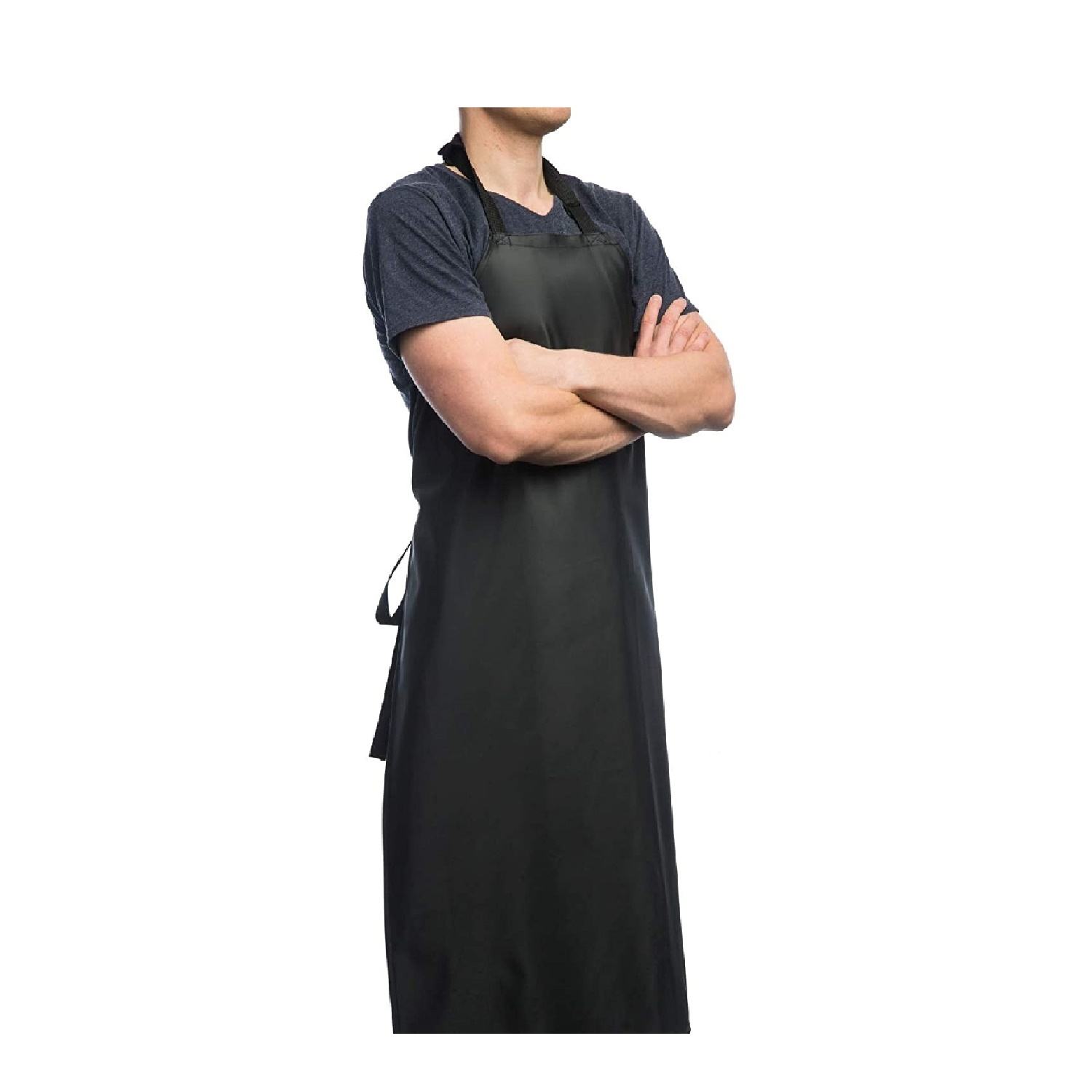 Heavy Duty Vinyl Waterproof Apron Chemical Resistant PVC Apron For Industrial - Foto 6