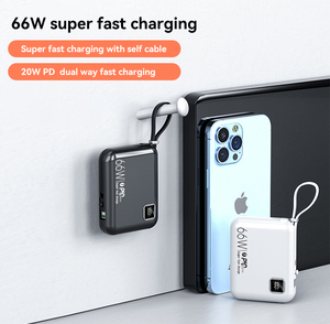 2023 venta al por mayor promocional Mini estación de energía portátil ultradelgada 10000 Mah Pd Cable para <span class=keywords><strong>Iphone</strong></span> carga al aire libre para teléfonos celulares - Product Image 3