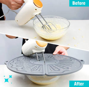 Protector de <span class=keywords><strong>Salpicaduras</strong></span> de Silicona para Sartén, Protector de <span class=keywords><strong>Salpicaduras</strong></span> Plegable - Product Image 4