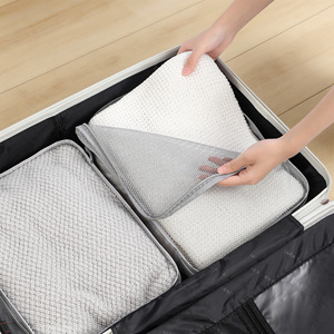 Clothing Organizer Bag Polyester Rectangle Travel Storage Large Capacity For Trip Packing - Product Image 1