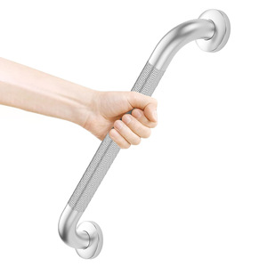 Barres d'appui de salle de bain en acier inoxydable, barre de sécurité antidérapante de 18 pouces pour personnes âgées, support de douche et de toilettes - Product Image 3