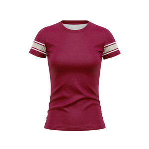 T-shirt d'entraînement de rugby personnalisé pour femmes, blanc et bleu marine, style Heritage Footy Gear, vêtements de sport OEM - Product Image 5