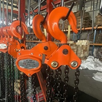 Palans à chaîne manuels de 1,5 tonne, bloc de levage manuel, capacité de levage 10 m/min pour la quincaillerie industrielle