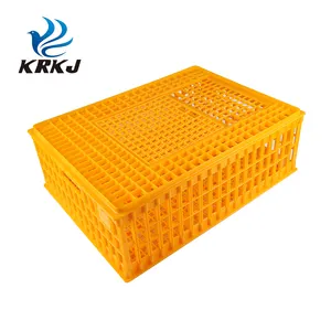 CETTIA KD650 farm plastic poultry autolock cage to transport live chickens