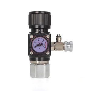 Regulador de control de gas <span class=keywords><strong>CO2</strong></span> de una sola etapa profesional con válvula solenoide Contador de burbujas de aluminio para acuarios - Product Image 2