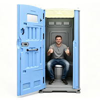 Toilettes portables écologiques en PEHD pour location, cabine de toilettes extérieure, réservoir de stockage de déchets chimiques, latrine portable, salle de bain scolaire