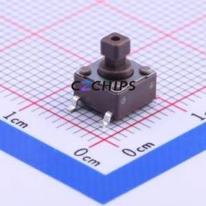 DTSM-644N-V-T/R Tactile Switch SMD-4P,6.2x6.2mm Switch Single Pole Single Throw Rectangle Button 6.2mm 6.2mm - Product Image 1
