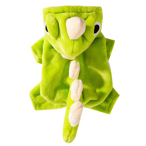 Hete Aanbieding Klassieke Herfst Winter Flanellen Huisdierkleding Dinosaurussen Transformatie Vierpotige Outfit Leash Kleine Middelgrote XL XXL Honden - Product Image 6