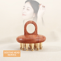 Produits de résolution de problèmes accessoires pour cheveux circulation sanguine produits de massage guasha grattoir pour le cuir chevelu gua sha tête masseur brosse