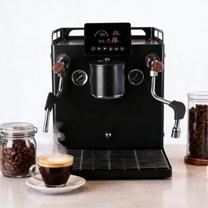 Cafetera Espresso Semiautomática de Grado Industrial con Calderas Dobles y Bomba Rotativa <span class=keywords><strong>para</strong></span> Cafeterías y <span class=keywords><strong>Restaurantes</strong></span> Comerciales - Product Image 1