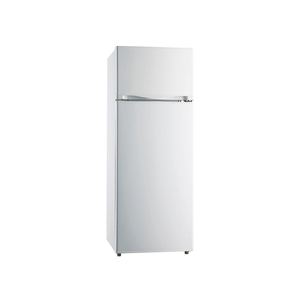 Réfrigérateur blanc à double porte avec congélateur supérieur, 210 L, idéal pour la maison - Product Image 6