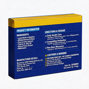 Poudre de santé respiratoire et <span class=keywords><strong>intestinale</strong></span> pour pigeons la plus vendue, protection contre l'adenovirus pour des yeux brillants, 5g/sachet - Product Image 2