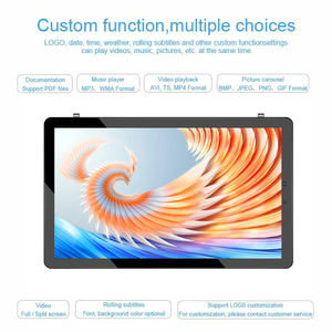 Écran de signalisation numérique étanche IP65 32/43/49 pouces, menu numérique 1000-2000 nits haute luminosité, kiosque numérique Android 11 pour vitres - Product Image 5
