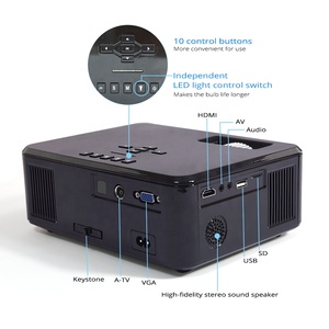 Máy Chiếu Video <span class=keywords><strong>Pico</strong></span> Di Động Everycom X20 2200 Lumens Bản Địa 800*600 Hỗ Trợ Máy Chiếu Rạp Hát Gia Đình 4K <span class=keywords><strong>1080P</strong></span> - Product Image 5