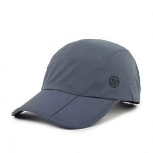 Casquettes de baseball imperméables à séchage rapide Casquettes de course à 7 panneaux avec logo en caoutchouc personnalisé en gros - Product Image 1