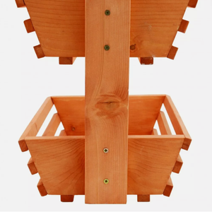 ชั้นไม้ใส่ผักและผลไม้2ชั้นชั้นชั้นวางโชว์เบเกอรี่ - Product Image 4