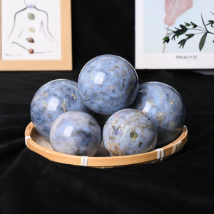 Esfera de Ópalo Azul de Cristal Navideño de Alta Calidad al por Mayor para Decoración - Product Image 3