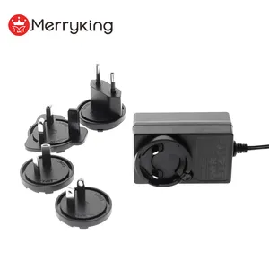 Austauschbarer Kopfadapter 5 V5 A 9 V4 A 12 V3 A 24 V1.5 A 36 V 1 A Netzteil mit Steckern der USA EU UK AU