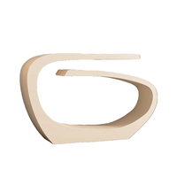 Table console d'art moderne et minimaliste de luxe avec structure métallique, durable et facile à nettoyer, pour salon, salle à manger, entrée, villa, couloir