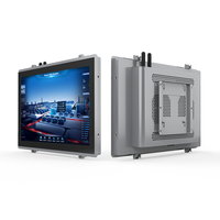 HUSHIDA 15 15.6 17 18.5 Pulgadas, PC Todo en Uno con Sistema Android, Pantalla Táctil Capacitiva Impermeable, Tablet PC Industrial