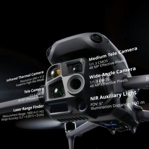 Drones Empresariales Matrice 4T 4E Plus, Vuelo de Larga Duración, Inspección Industrial, Mapeo de Alta Precisión, Seguridad Pública, Matriz Inteligente con IA - Product Image 1