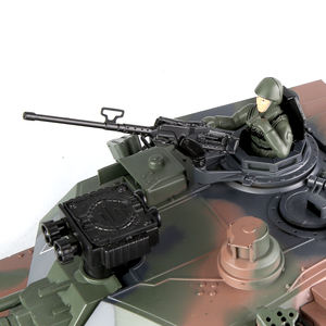 U.S. <span class=keywords><strong>M1A2</strong></span> <span class=keywords><strong>Abrams</strong></span> 1:18 escala Metal RC tanque modelo 60 minutos tiempo de juego batalla fuego bala y humo funciones tanque juguete Hobby baterías - Product Image 4