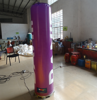 Colonne LED gonflable couleur changeante, vente en gros, 10 pièces