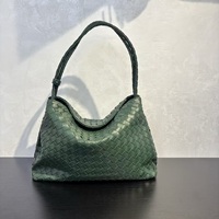 Tas Selempang Wanita Terbaru Model Single Handle, Bahan PU Awet, Ritsleting, Lapisan Poliester, Fashionable untuk Perjalanan
