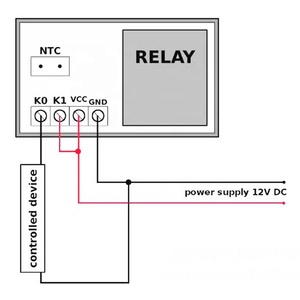 W1218 termostato digitale LED termostato termostato & Monitor per incubatore rosso Display DC 12V apparecchiature elettriche - Product Image 6