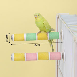 Bâton de ponçage de bec pour perroquet, perchoir givré pour cage à oiseaux, jouet de ponçage de bec et de dents pour perruche, calopsitte et pion - Product Image 5