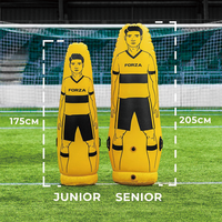 Mannequin de football gonflable pliable et portable pour entraînement de football, vente en gros d'usine