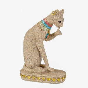 Statue en résine de la déesse chatue égyptienne <span class=keywords><strong>Bastet</strong></span>, sculpture artisanale de l'Égypte ancienne pour la décoration de la maison et des musées, vente en gros, commandes personnalisées - Product Image 1