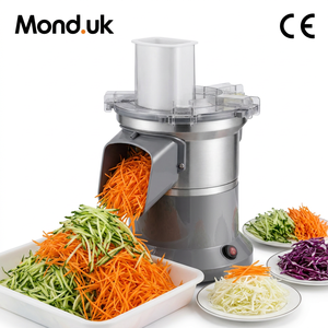 Mond.uk Trituradora Eléctrica Comercial de Verduras 3 en 1, Procesador de Alimentos con Boca Grande de 9 cm, Motor de CC de Cobre de 200W, Máquina Ralladora - Product Image 1