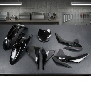 Kit di plastica nera per KTM SX 125 2013-2015 accessori moto - Product Image 3
