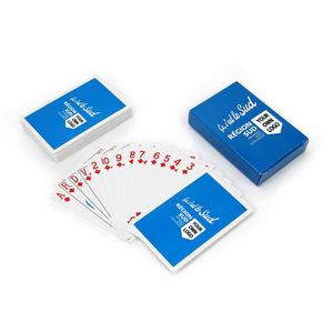 France Mylar Vinyl Playing High Quality Custom Design 32 Cards Paper Game Jeux De Carte Belote With Case - Product Image 2