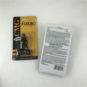 Fox80 Plastic Whistle With Rope Blue Red Yellow Black Durable For Outdoor Training And Referee Use - Product Image 3