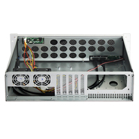 Casing Server Enclosure Rak 3U Industri dengan Sasis Rackmount Panel Aluminium