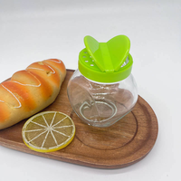 Ensemble de salière et poivrière, pots à épices en verre avec couvercle à vis pour cuisine, shaker, contenant de stockage pour farine
