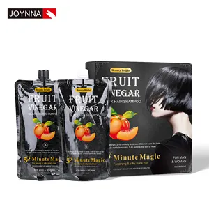 Olio Gel di colore Marrone Scuro Naturale Coloring Colorante Scurimento Nero Dye Shampoo Magia Shampoo Capelli Neri